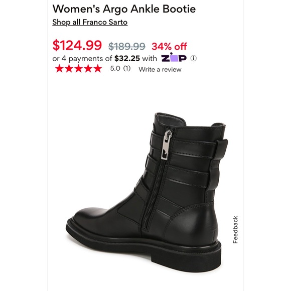 Franco Argo Ankle Bootie size 8 (ALSO FITS 8.5) - Picture 8 of 11